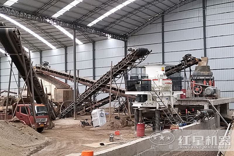 人工制砂機作業現場 人工制砂機作業現場