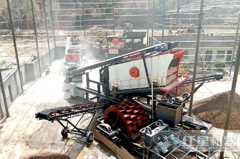 砂石骨料項(xiàng)目生產(chǎn)現(xiàn)場(chǎng) 砂石骨料項(xiàng)目生產(chǎn)現(xiàn)場(chǎng)