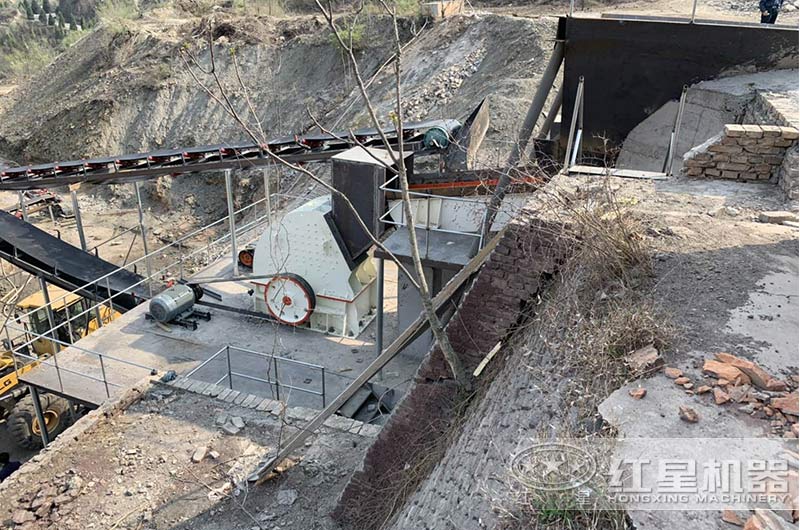 石灰石破碎加工現場 石灰石破碎加工現場