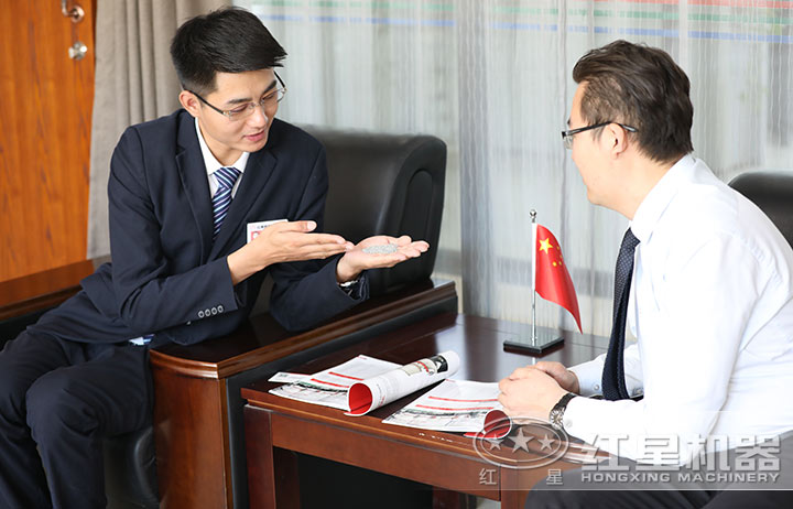 合作共贏，來廠客戶物料展示