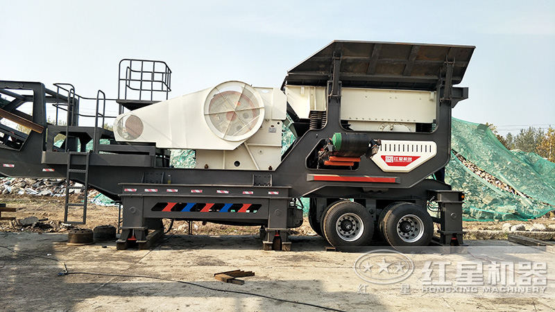 廊坊移動制砂廠安裝中，很快就可以開業(yè)了